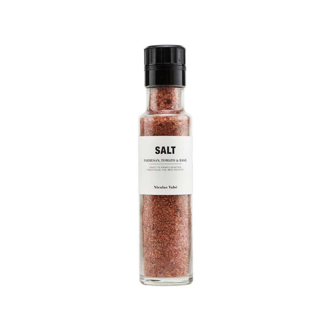 SALT, PARMESAN, TOMATO & BASIL