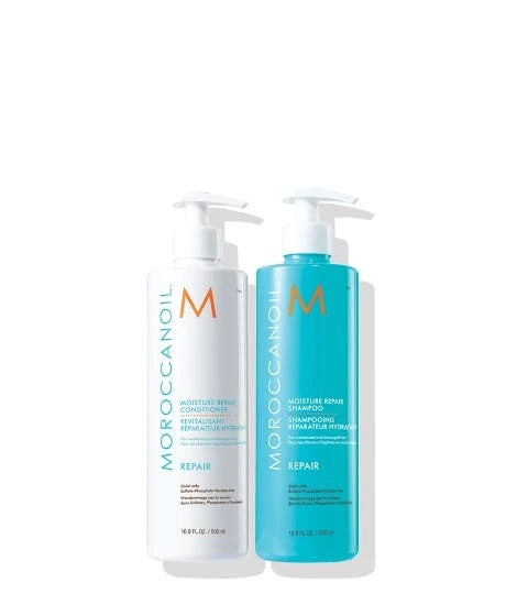 MOISTURE REPAIR shampó+næring 500ml með pumpu